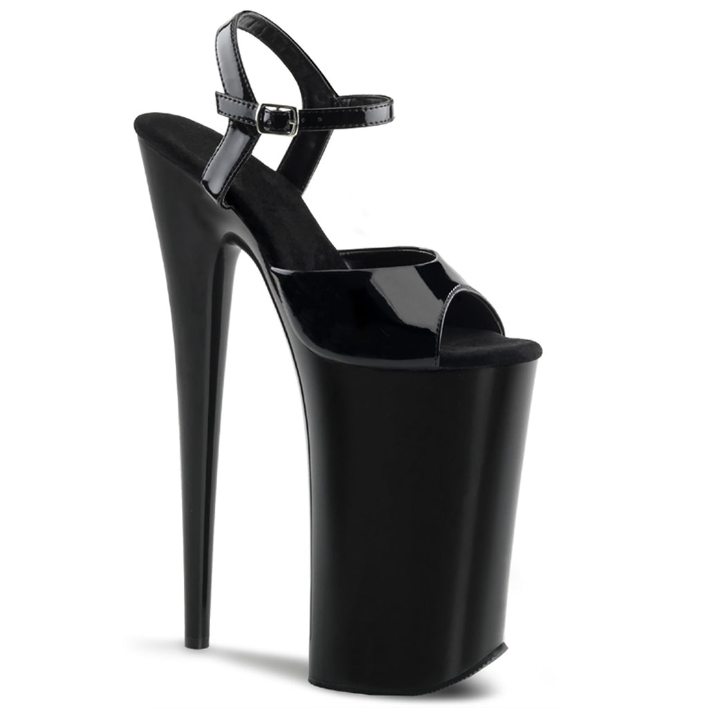 26CM//10inch Extreme High Heel Platform Sandals, Peep Toe Lace-Up Stiletto Pole Dance Sandals – Pole with me