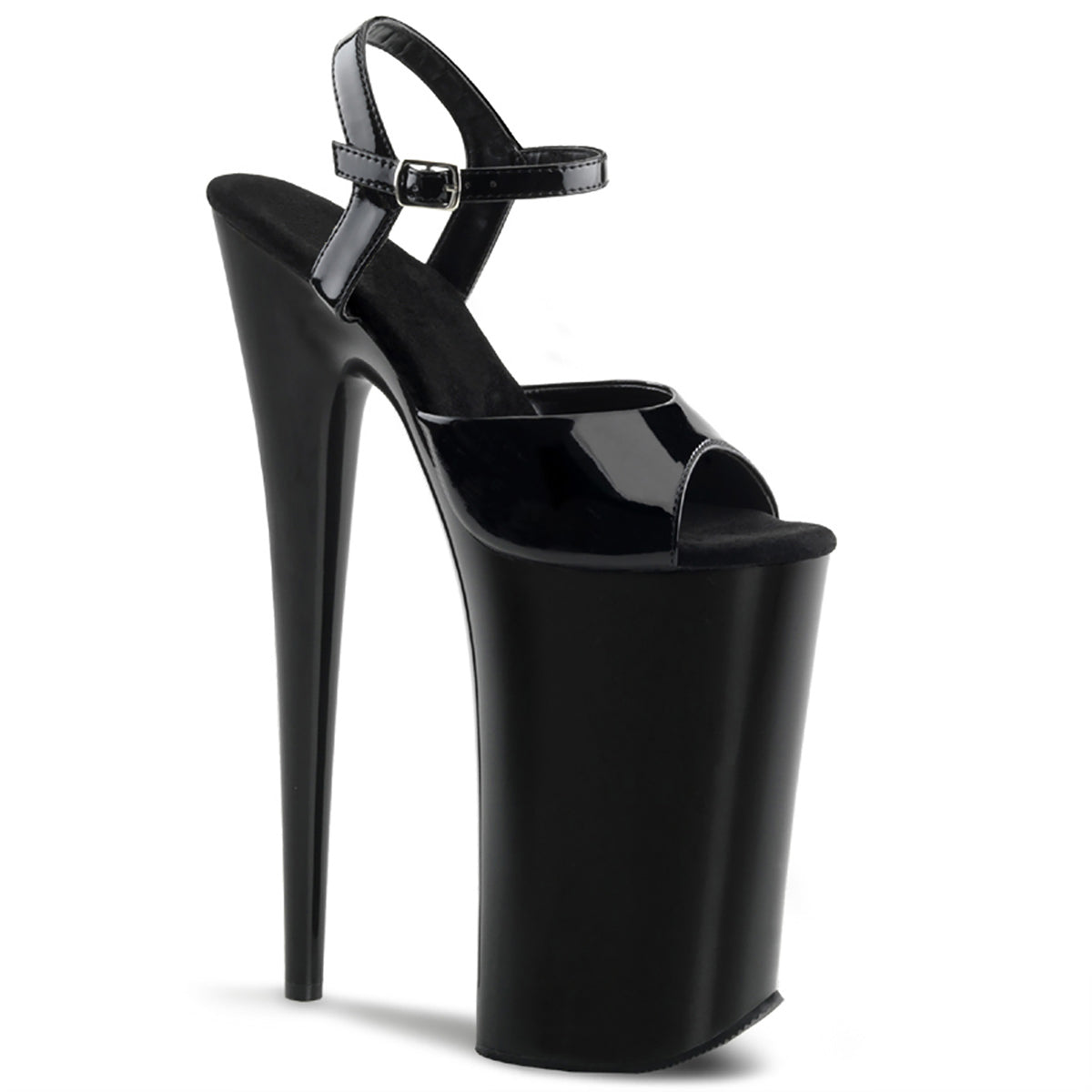 26CM//10inch Extreme High Heel Platform Sandals, Peep Toe Lace-Up Stiletto Pole Dance Sandals – Pole with me