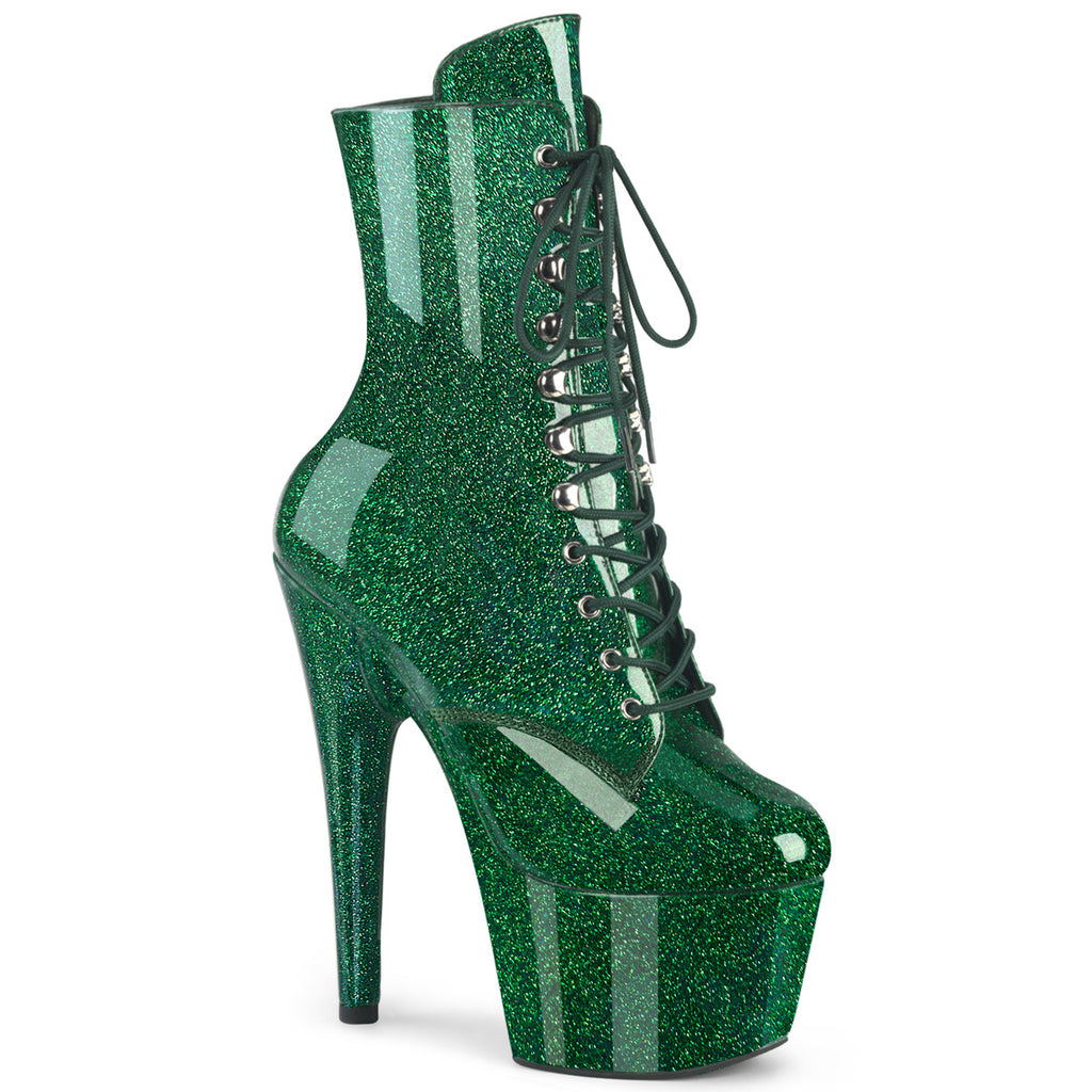 17CM/7inch High Heel Platform Ankle Boots, Glitter Lace-Up Stiletto Boots for Pole Dance, Party & Club – Pole with me