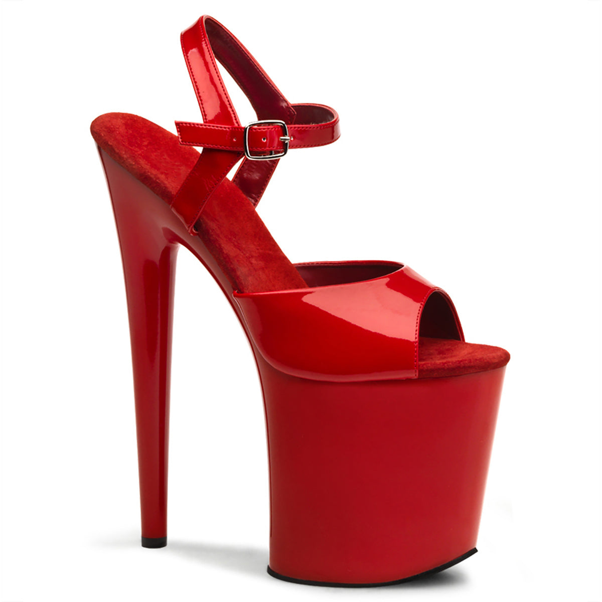 20CM/8inch High Heel Platform Sandals, Peep Toe Ankle Strap Stiletto Pole Dance Sandals – Pole with me