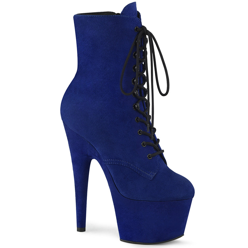 17CM/7inch High Heel Platform Ankle Boots, Suede Lace-Up Stiletto Pole Dance Boots – Pole with me