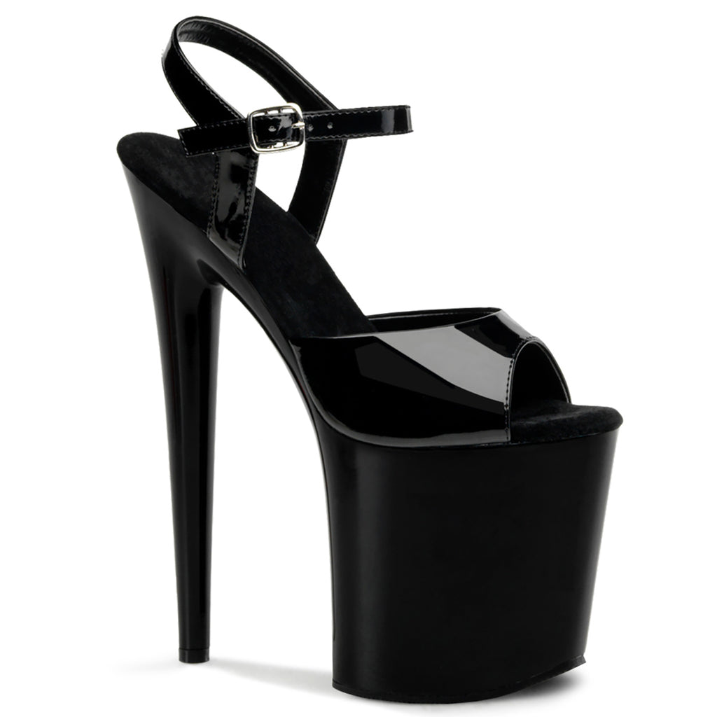 20CM/8inch High Heel Platform Sandals, Peep Toe Ankle Strap Stiletto Pole Dance Sandals – Pole with me