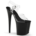 20CM/8inch High Heel Platform Sandals, Clear PVC Strap Ankle Buckle Stiletto Pole Dance Sandals – Pole with me.