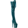 20CM/8inch Extreme High Heel Platform Thigh High Boots, Glitter Lace-Up Over The Knee Pole Dance Boots – Pole with me