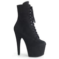17CM/7inch High Heel Platform Ankle Boots, Suede Lace-Up Stiletto Pole Dance Boots – Pole with me