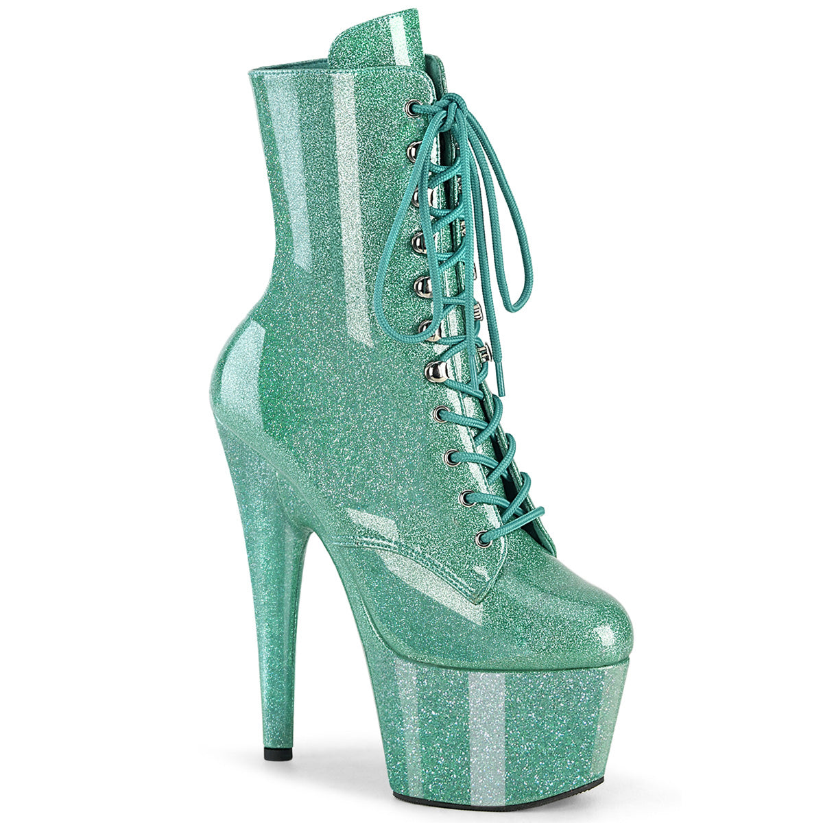 17CM/7inch High Heel Platform Ankle Boots, Glitter Lace-Up Stiletto Boots for Pole Dance, Party & Club – Pole with me